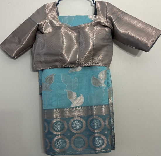Picture of New Chanderi silk saree