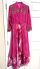 Picture of Designer Jacket style high low gown in Pink