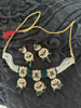 Picture of Tyani kundan silver foil necklace