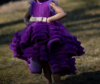 Picture of Designer purple frock 1-2y