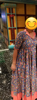 Picture of Blue and peach kalamkari dress