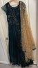 Picture of Olive green velvet Long Frock