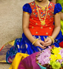 Picture of kanchipatt lehenga with maggam work blouse 2-4y