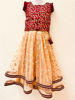 Picture of Netted lehenga with rawsilk crop top 5-6Y