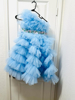 Picture of PL397 karamel baby ruffles gown 9-10Y