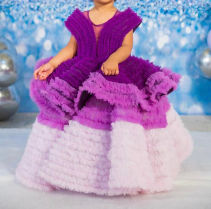 Bachpan Dress Baby Woolen Clothes with head band, Size: Medium at