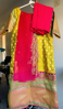 Picture of Banaras pattu dress with cigar pants