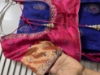 Picture of Kanchi pattu saree with maggam blouse
