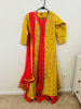 Picture of Taruni long frock with coat and dupatta