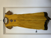 Picture of Yellow chanderi long frock