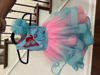 Picture of Blue and pink angel frock 1-2y