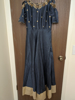 Picture of Cold shoulder maggam work dress