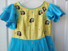 Picture of Blue and yellow long frock