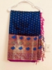 Picture of New handloom kuppadam pattu saree with 2 blouses