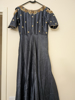 Picture of Cold shoulder maggam work dress