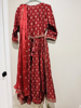 Picture of Beautiful muslin silk anarkali long dress