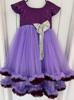 Picture of Lilac Magenta Ruffle Dress 7-8yrs