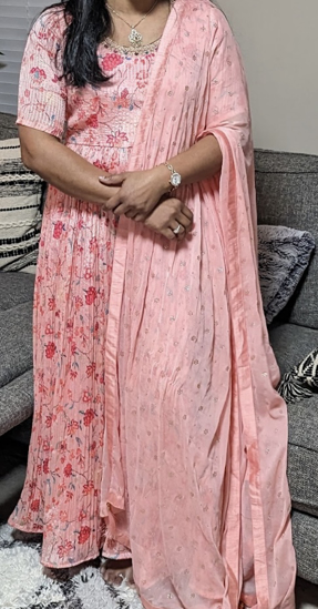 Picture of Pink floral dress