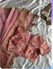 Picture of Baby pink tissue saree