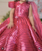 Picture of Structured Pink Designer Frock 1-2years