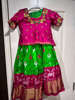 Picture of Ikkat Lehanga with maggam blouse 4-6y