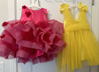 Picture of Rosie Pink Ruffled and Yellow tutu party dresses 1-2Y