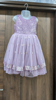 Picture of Lilac partywear frock and benaras frock for 3-4Y