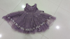 Picture of Lilac partywear frock and benaras frock for 3-4Y