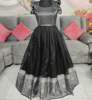 Picture of Black and Silver long dress 6-8y