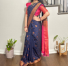 Picture of PL507 semi kanchi silk saree(38)