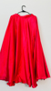 Picture of PL521 Red Satin skirt with Peplum top