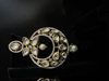 Picture of 3 earrings CZ Jhumkas and Kundan chandbalis