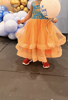 Picture of Designer frock and lehanga combo 1-2y