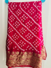 Picture of Pink Bandhani Saree