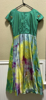 Picture of Sea green and yellow shibori long frock