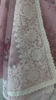 Picture of Baby pink floral organza saree with custom made blouse