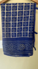 Picture of New Blue Bandhini print silk saree with puffed sleeve blouse