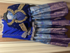 Picture of Kanchipattu lehenga with velvet maggam blouse