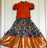 Picture of Kalamkari lehenga with kanchi border 3-4y