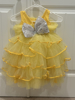 Picture of Yellow Ruffled party wear frock 1-2y