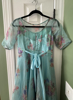 Picture of Floral organza Seagreen dress