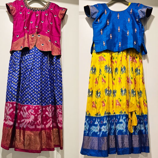 Picture of Ikkath lehenga combo for 3-4y