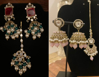 Picture of Jhumka and Maang Tika combo