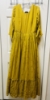 Picture of Mustard yellow long frock along with ruffle Duppatta