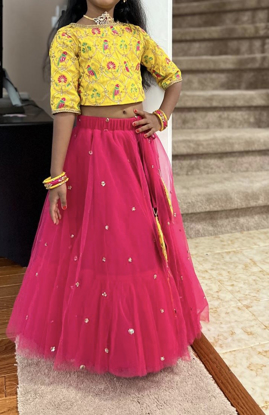 Picture of Girls festive skirt and Top/lehenga - 5-6 years