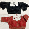 Picture of Black and Red blouses combo