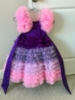 Picture of Purple and pink ombre birthday Frock 1y