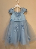 Picture of ruffle partywear frocks in pastels colors 2-4y