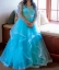 Picture of Swathi Veldandi - Blue Color Heavy Party Wear Long Gown