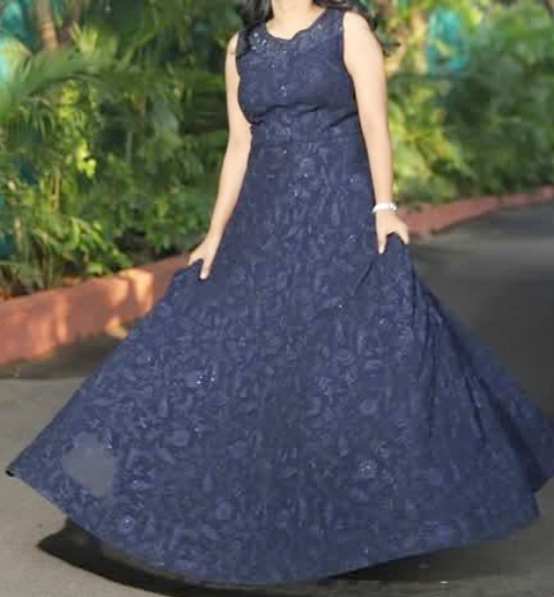 Picture of Soch blue party wear long frock